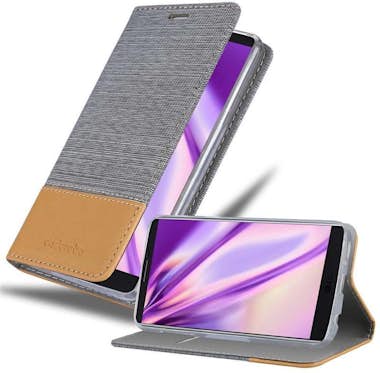 Cadorabo Funda Libro para LG V10 en GRIS CLARO MARRoN - Cub Cadorabo Funda Libro para LG V10 en GRIS CLARO MARRoN - Cub