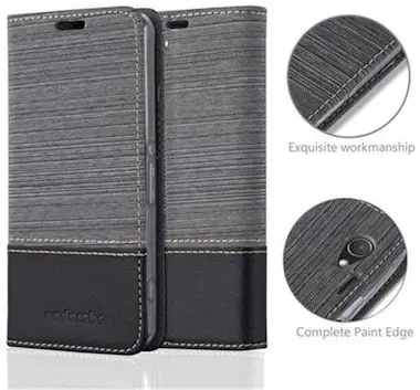 Cadorabo Funda Libro para Sony Xperia Z1 COMPACT en GRIS NE Cadorabo Funda Libro para Sony Xperia Z1 COMPACT en GRIS NE
