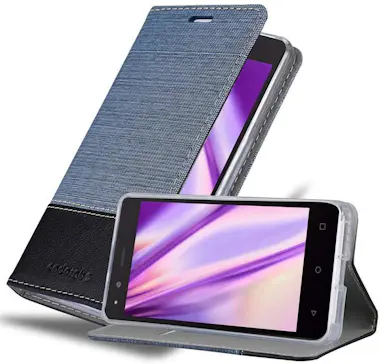 Cadorabo Funda Libro para BQ Aquaris M5 en AZUL OSCURO NEGR Cadorabo Funda Libro para BQ Aquaris M5 en AZUL OSCURO NEGR