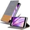 Cadorabo Funda Libro para BQ Aquaris U Plus en GRIS CLARO M Cadorabo Funda Libro para BQ Aquaris U Plus en GRIS CLARO M