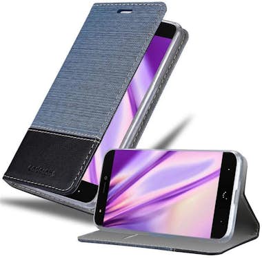 Cadorabo Funda Libro para BQ Aquaris X en AZUL OSCURO NEGRO Cadorabo Funda Libro para BQ Aquaris X en AZUL OSCURO NEGRO