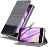 Cadorabo Funda Libro para BQ Aquaris X5 en GRIS NEGRO - Cub Cadorabo Funda Libro para BQ Aquaris X5 en GRIS NEGRO - Cub