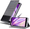 Cadorabo Funda Libro para Alcatel 1C 2019 en GRIS NEGRO - C Cadorabo Funda Libro para Alcatel 1C 2019 en GRIS NEGRO - C