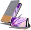 Cadorabo Funda Libro para Alcatel 3 2019 en GRIS CLARO MARR Cadorabo Funda Libro para Alcatel 3 2019 en GRIS CLARO MARR