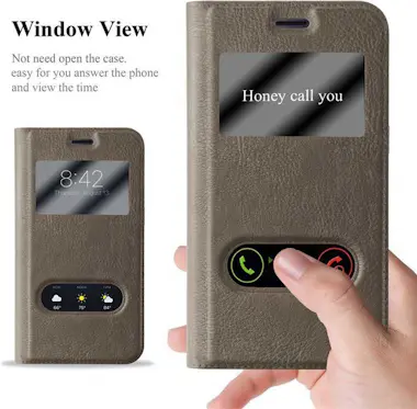 Cadorabo Funda Libro para Samsung Galaxy J1 2016 en MARRoN Cadorabo Funda Libro para Samsung Galaxy J1 2016 en MARRoN