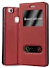 Cadorabo Funda Libro para Huawei P9 LITE en ROJO AZRAFaN - Cadorabo Funda Libro para Huawei P9 LITE en ROJO AZRAFaN -