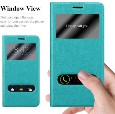 Cadorabo Funda Libro para Huawei MATE 8 en TURQUESA MENTA - Cadorabo Funda Libro para Huawei MATE 8 en TURQUESA MENTA -