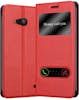 Cadorabo Funda Libro para Nokia Lumia 550 en ROJO AZRAFaN - Cadorabo Funda Libro para Nokia Lumia 550 en ROJO AZRAFaN -