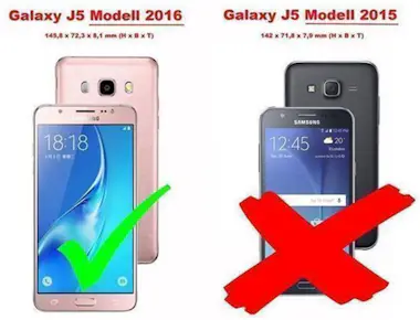 Cadorabo Funda Libro para Samsung Galaxy J5 2016 en CLASSY Cadorabo Funda Libro para Samsung Galaxy J5 2016 en CLASSY