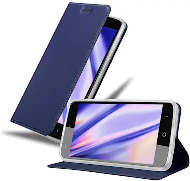 Cadorabo Funda Libro para ZTE Blade V8 MINI en CLASSY AZUL Cadorabo Funda Libro para ZTE Blade V8 MINI en CLASSY AZUL