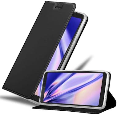 Cadorabo Funda Libro para WIKO VIEW XL en CLASSY NEGRO - Cu Cadorabo Funda Libro para WIKO VIEW XL en CLASSY NEGRO - Cu