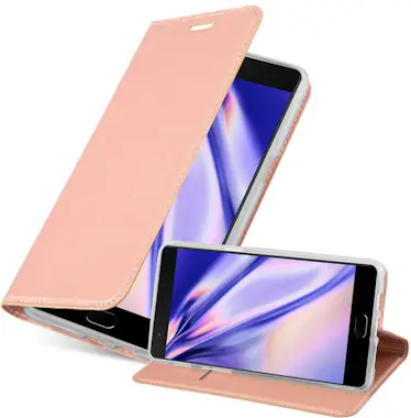 Cadorabo Funda Libro para OnePlus 3 / 3T en CLASSY ORO ROSA Cadorabo Funda Libro para OnePlus 3 / 3T en CLASSY ORO ROSA