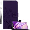 Cadorabo Funda Libro para Apple iPhone X / XS en LILA OSCUR Cadorabo Funda Libro para Apple iPhone X / XS en LILA OSCUR