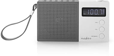 Nedis Nedis RDFM2210WT radio Gris, Blanco Nedis Nedis RDFM2210WT radio Gris, Blanco