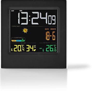 Nedis Nedis WEST404BK estación meteorológica digital Neg Nedis Nedis WEST404BK estación meteorológica digital Neg