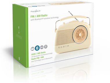 Nedis Nedis RDFM5010BG radio Beige Nedis Nedis RDFM5010BG radio Beige