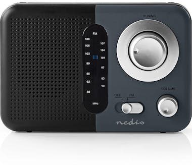Nedis Nedis RDFM1300GY radio Negro, Gris Nedis Nedis RDFM1300GY radio Negro, Gris