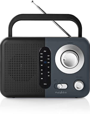 Nedis Nedis RDFM1300GY radio Negro, Gris Nedis Nedis RDFM1300GY radio Negro, Gris