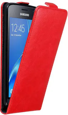 Cadorabo Funda para Samsung Galaxy J1 2016 in ROJO MANZANA Cadorabo Funda para Samsung Galaxy J1 2016 in ROJO MANZANA