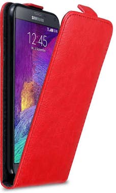 Cadorabo Funda para Samsung Galaxy NOTE 4 in ROJO MANZANA - Cadorabo Funda para Samsung Galaxy NOTE 4 in ROJO MANZANA -