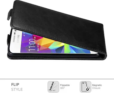 Cadorabo Funda para Samsung Galaxy GRAND PRIME in NEGRO ANT Cadorabo Funda para Samsung Galaxy GRAND PRIME in NEGRO ANT