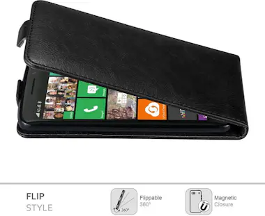 Cadorabo Funda para Nokia Lumia 930 in NEGRO ANTRACITA - Cu Cadorabo Funda para Nokia Lumia 930 in NEGRO ANTRACITA - Cu
