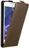 Cadorabo Funda para Sony Xperia M2 / M2 AQUA in MARRoN CAFe Cadorabo Funda para Sony Xperia M2 / M2 AQUA in MARRoN CAFe