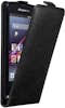 Cadorabo Funda para Sony Xperia Z1 COMPACT in NEGRO ANTRACI Cadorabo Funda para Sony Xperia Z1 COMPACT in NEGRO ANTRACI