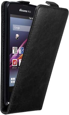 Cadorabo Funda para Sony Xperia Z1 COMPACT in NEGRO ANTRACI Cadorabo Funda para Sony Xperia Z1 COMPACT in NEGRO ANTRACI