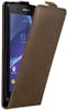 Cadorabo Funda para Sony Xperia Z3 in MARRoN CAFe - Cubiert Cadorabo Funda para Sony Xperia Z3 in MARRoN CAFe - Cubiert