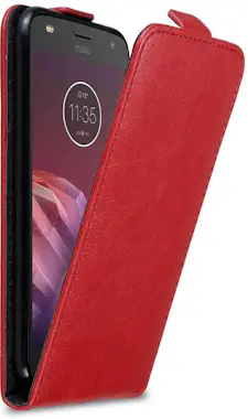 Cadorabo Funda para Motorola MOTO Z2 PLAY in ROJO MANZANA - Cadorabo Funda para Motorola MOTO Z2 PLAY in ROJO MANZANA -
