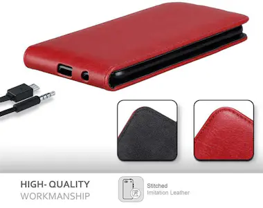 Cadorabo Funda para Motorola MOTO Z2 PLAY in ROJO MANZANA - Cadorabo Funda para Motorola MOTO Z2 PLAY in ROJO MANZANA -