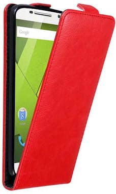 Cadorabo Funda para Motorola MOTO X PLAY in ROJO MANZANA - Cadorabo Funda para Motorola MOTO X PLAY in ROJO MANZANA -