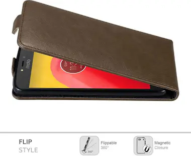 Cadorabo Funda para Motorola MOTO C in MARRoN CAFe - Cubier Cadorabo Funda para Motorola MOTO C in MARRoN CAFe - Cubier