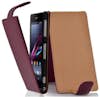 Cadorabo Funda para Sony Xperia Z1 in BURDEOS VIOLETA - Cub Cadorabo Funda para Sony Xperia Z1 in BURDEOS VIOLETA - Cub