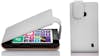 Cadorabo Funda para Nokia Lumia 630 / 635 in BLANCO MAGNESI Cadorabo Funda para Nokia Lumia 630 / 635 in BLANCO MAGNESI
