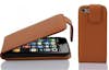 Cadorabo Funda para Apple iPhone 5C in MARRoN COGNAC - Cubi Cadorabo Funda para Apple iPhone 5C in MARRoN COGNAC - Cubi