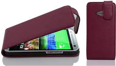 Cadorabo Funda para HTC ONE M8 MINI in BURDEOS VIOLETA - Cu Cadorabo Funda para HTC ONE M8 MINI in BURDEOS VIOLETA - Cu