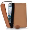 Cadorabo Funda para Huawei ASCEND Y300 in MARRoN COGNAC - C Cadorabo Funda para Huawei ASCEND Y300 in MARRoN COGNAC - C