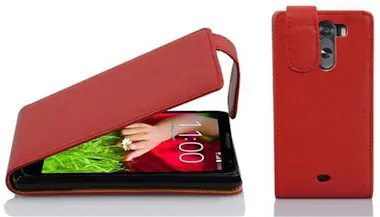 Cadorabo Funda para LG G2 MINI in ROJO INFIERNO - Cubierta Cadorabo Funda para LG G2 MINI in ROJO INFIERNO - Cubierta