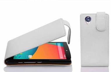 Cadorabo Funda para LG NEXUS 5 in BLANCO MAGNESIO - Cubiert Cadorabo Funda para LG NEXUS 5 in BLANCO MAGNESIO - Cubiert