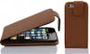 Cadorabo Funda para Apple iPhone 5C in MARRoN CACAO - Cubie Cadorabo Funda para Apple iPhone 5C in MARRoN CACAO - Cubie