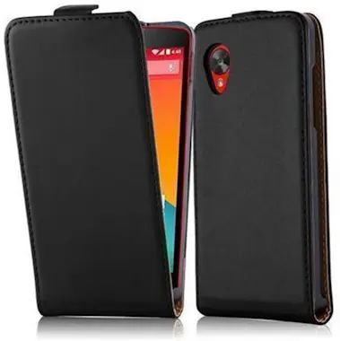 Cadorabo Funda para LG NEXUS 5 in NEGRO DE CAVIAR - Cubiert Cadorabo Funda para LG NEXUS 5 in NEGRO DE CAVIAR - Cubiert