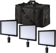 Bresser Set de 3 paneles LED SH-360A Bi-Color