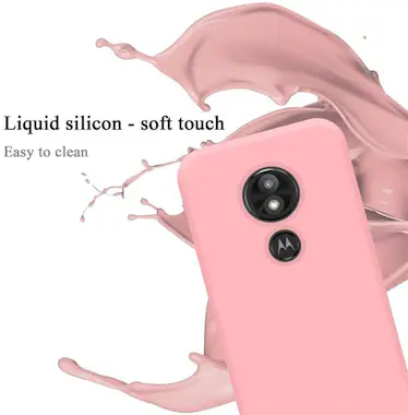 Cadorabo Funda para Motorola MOTO E5 PLAY GO en LIQUID ROSA Cadorabo Funda para Motorola MOTO E5 PLAY GO en LIQUID ROSA
