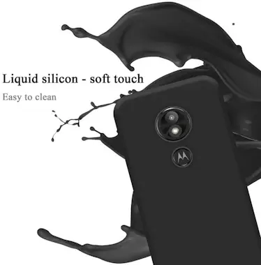 Cadorabo Funda para Motorola MOTO E5 PLAY GO en LIQUID NEGR Cadorabo Funda para Motorola MOTO E5 PLAY GO en LIQUID NEGR
