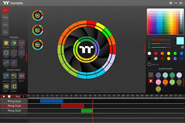 Thermaltake Thermaltake Riing Quad 14 RGB Carcasa del ordenado Thermaltake Thermaltake Riing Quad 14 RGB Carcasa del ordenado