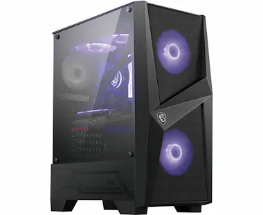 MSI MSI MAG FORGE 100M Midi Tower Negro, Transparente MSI MSI MAG FORGE 100M Midi Tower Negro, Transparente