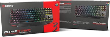 Ozone Ozone Alpha Strike teclado USB Negro Ozone Ozone Alpha Strike teclado USB Negro