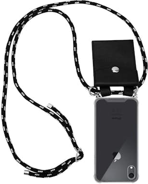 Cadorabo Funda con Cuerda para Apple iPhone XR en NEGRO PLA Cadorabo Funda con Cuerda para Apple iPhone XR en NEGRO PLA